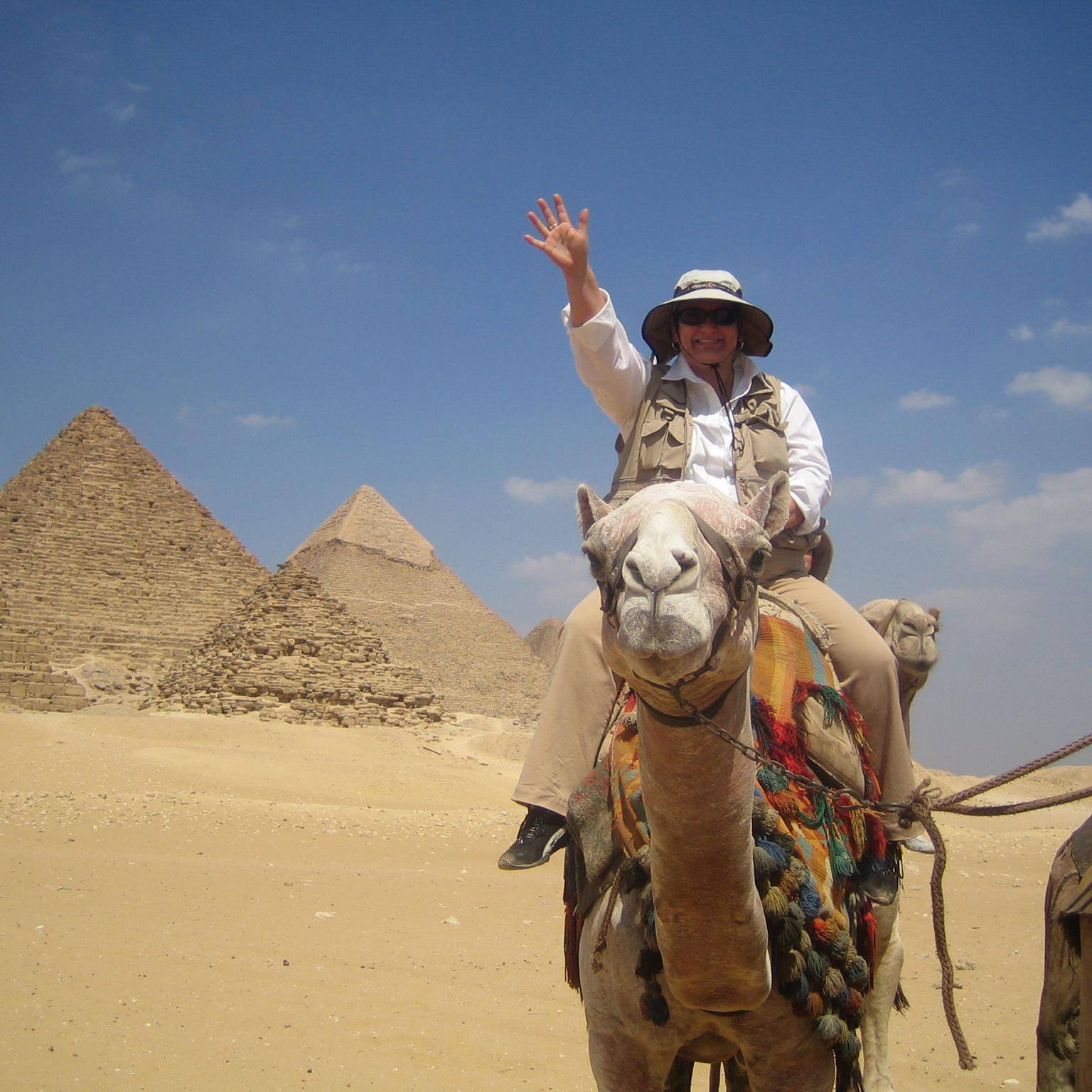 Camel Ride Pyramids Egypt Spiritual Journey with Cindy Eyler